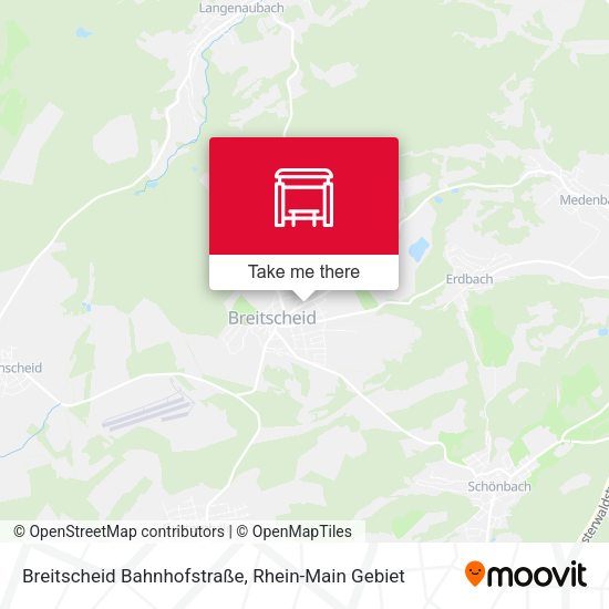 Breitscheid Bahnhofstraße map