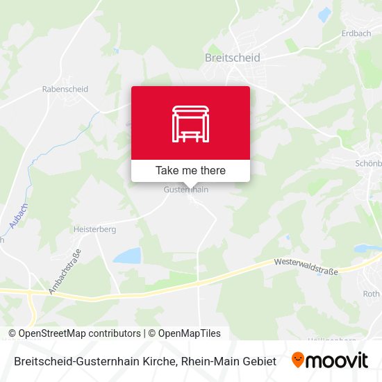 Breitscheid-Gusternhain Kirche map