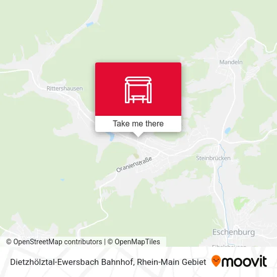 Карта Dietzhölztal-Ewersbach Bahnhof