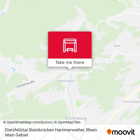 Dietzhölztal-Steinbrücken Hammerweiher map