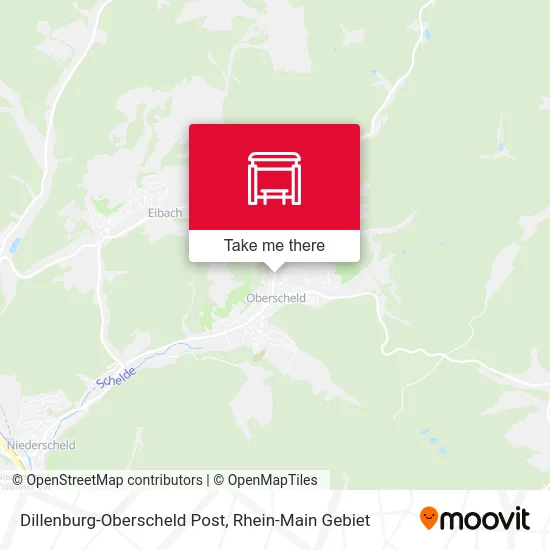 Карта Dillenburg-Oberscheld Post