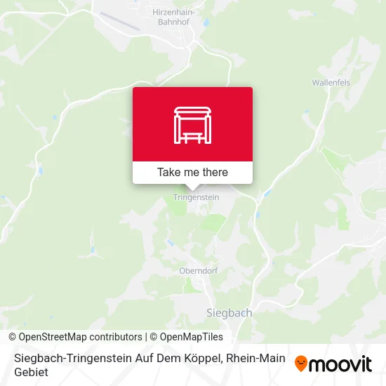 Карта Siegbach-Tringenstein Auf Dem Köppel