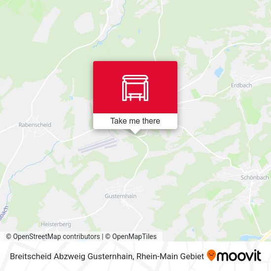 Breitscheid Abzweig Gusternhain map