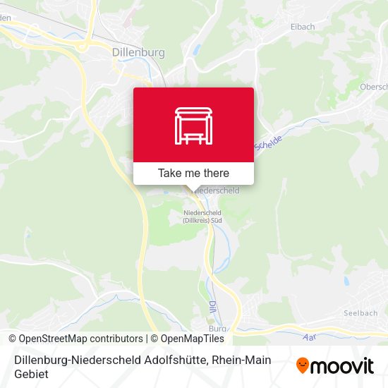 Dillenburg-Niederscheld Adolfshütte map