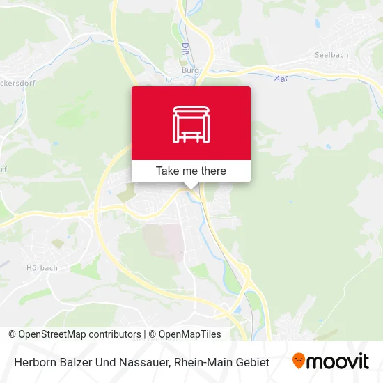 Карта Herborn Balzer Und Nassauer
