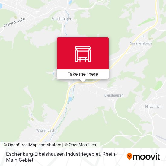 Eschenburg-Eibelshausen Industriegebiet map
