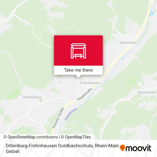 Карта Dillenburg-Frohnhausen Goldbachschule