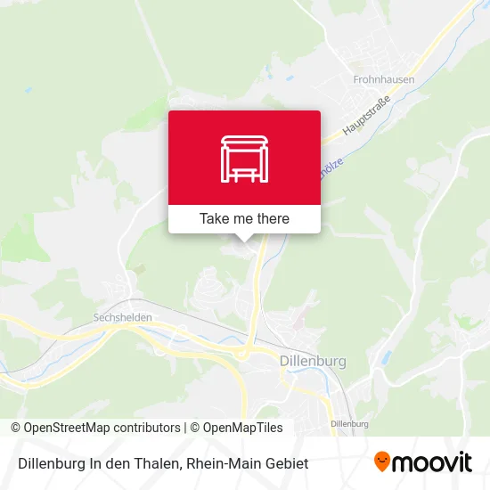 Карта Dillenburg In den Thalen