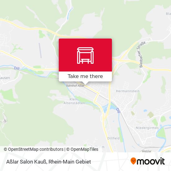 Aßlar Salon Kauß map