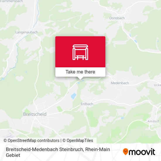 Breitscheid-Medenbach Steinbruch map