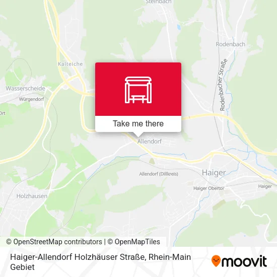 Карта Haiger-Allendorf Holzhäuser Straße