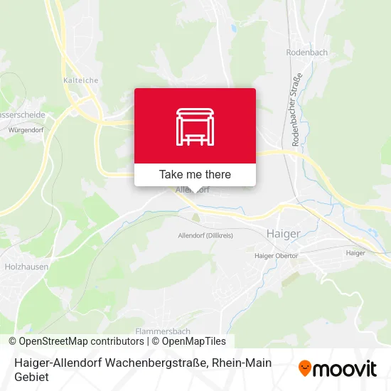 Карта Haiger-Allendorf Wachenbergstraße