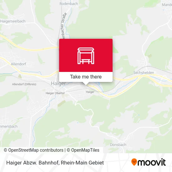Карта Haiger Abzw. Bahnhof