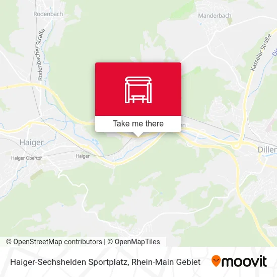 Haiger-Sechshelden Sportplatz map
