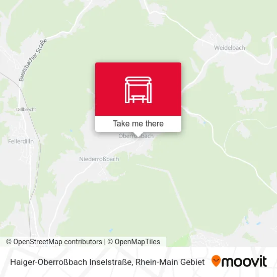 Карта Haiger-Oberroßbach Inselstraße