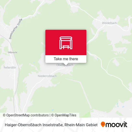 Карта Haiger-Oberroßbach Inselstraße