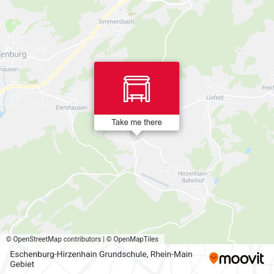 Eschenburg-Hirzenhain Grundschule map