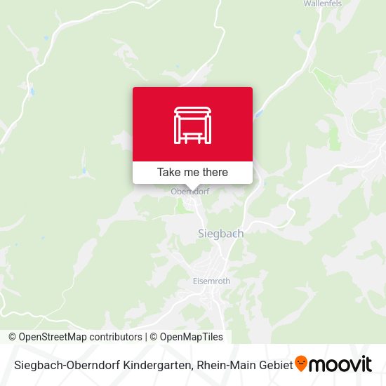 Siegbach-Oberndorf Kindergarten map