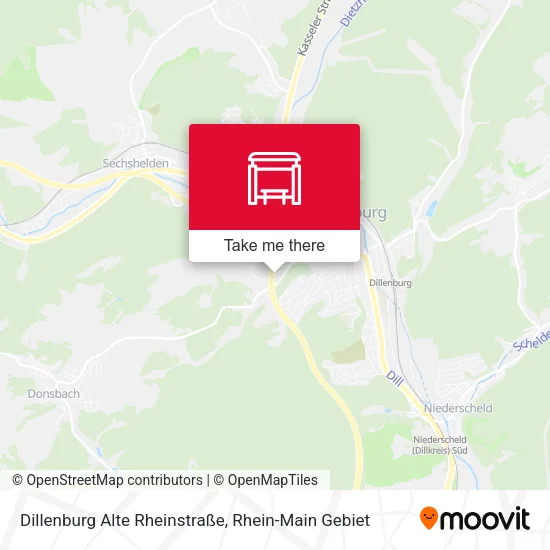 Карта Dillenburg Alte Rheinstraße