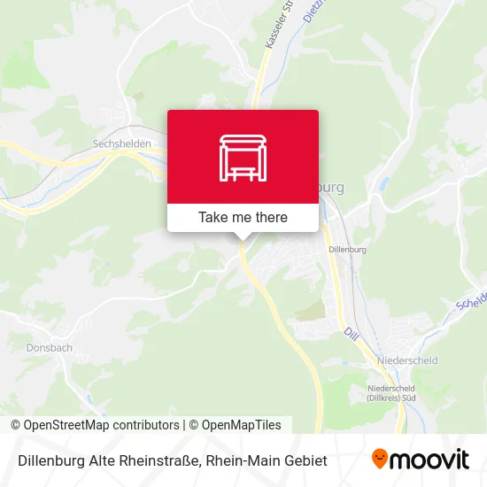 Карта Dillenburg Alte Rheinstraße