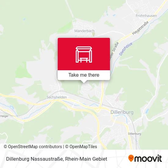 Карта Dillenburg Nassaustraße