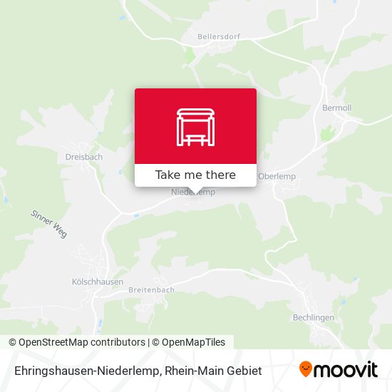 Ehringshausen-Niederlemp map