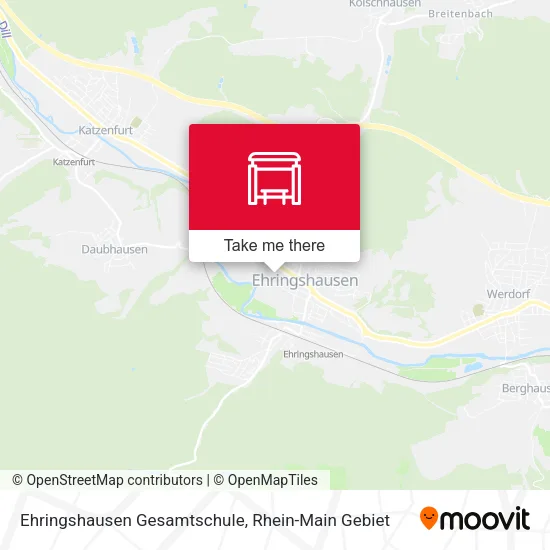 Карта Ehringshausen Gesamtschule