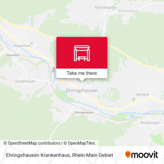 Ehringshausen Krankenhaus map