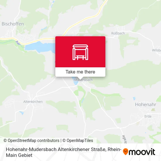 Карта Hohenahr-Mudersbach Altenkirchener Straße