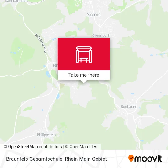 Карта Braunfels Gesamtschule