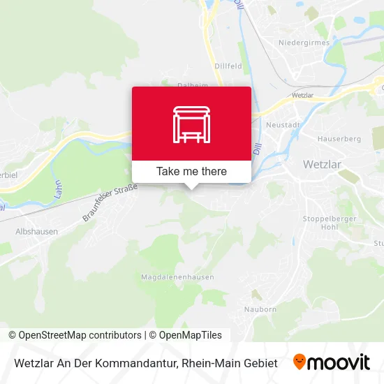 Карта Wetzlar An Der Kommandantur
