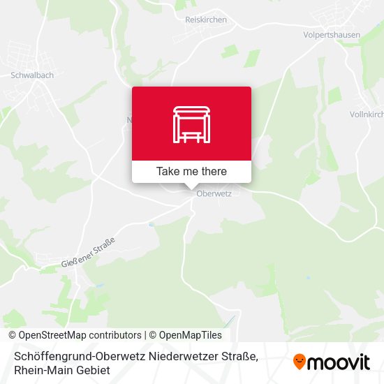 Schöffengrund-Oberwetz Niederwetzer Straße map