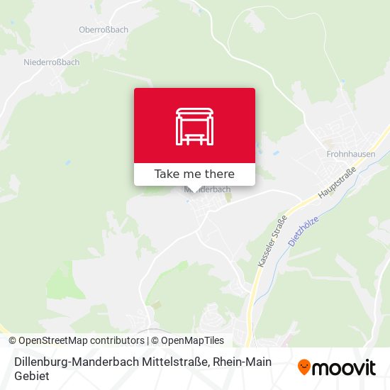 Dillenburg-Manderbach Mittelstraße map