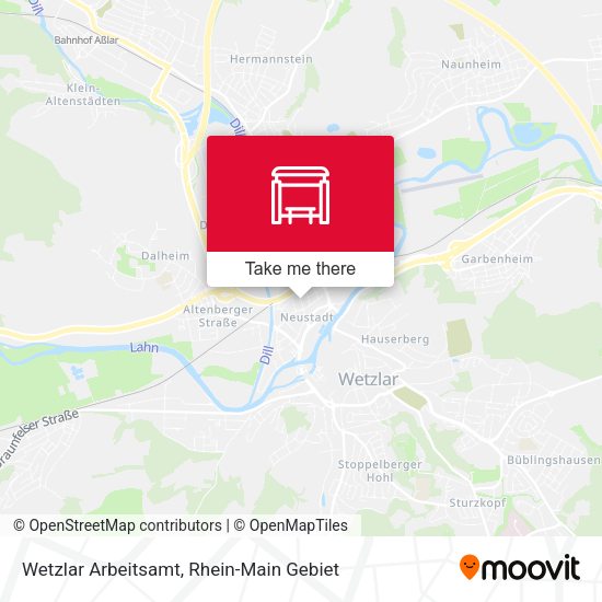 Карта Wetzlar Arbeitsamt