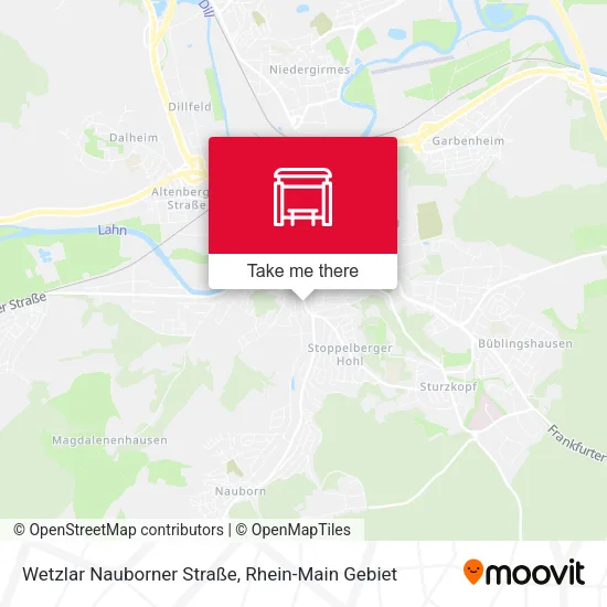 Карта Wetzlar Nauborner Straße