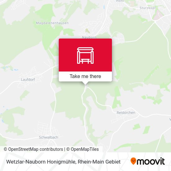 Wetzlar-Nauborn Honigmühle map