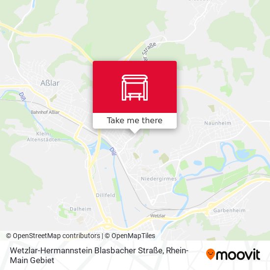 Wetzlar-Hermannstein Blasbacher Straße map