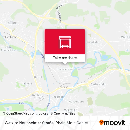 Карта Wetzlar Naunheimer Straße