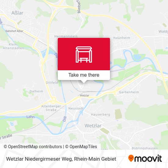 Wetzlar Niedergirmeser Weg map