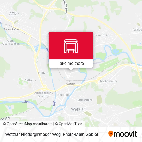 Карта Wetzlar Niedergirmeser Weg