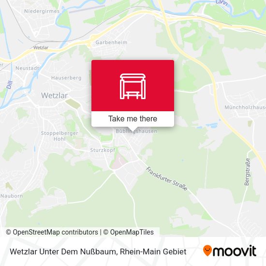 Карта Wetzlar Unter Dem Nußbaum