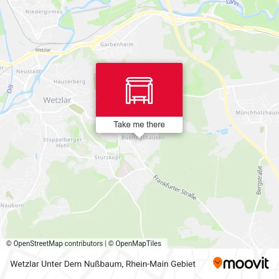 Карта Wetzlar Unter Dem Nußbaum