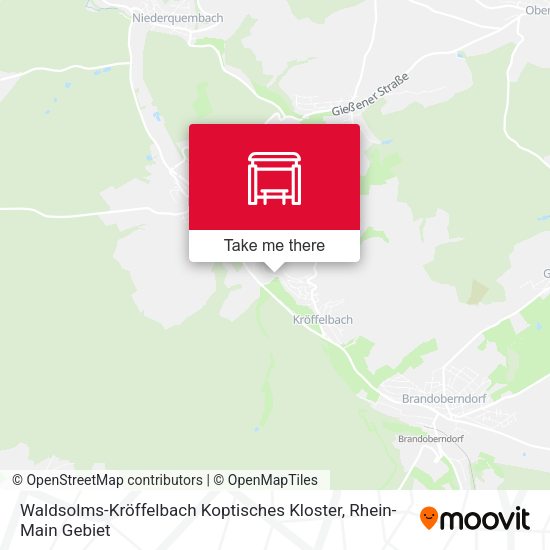 Waldsolms-Kröffelbach Koptisches Kloster map