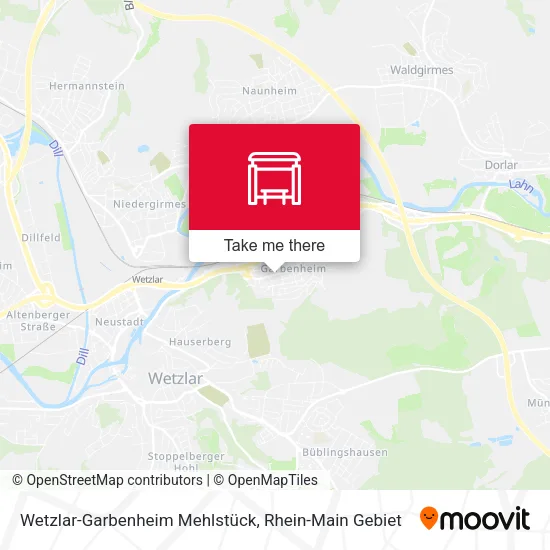 Карта Wetzlar-Garbenheim Mehlstück