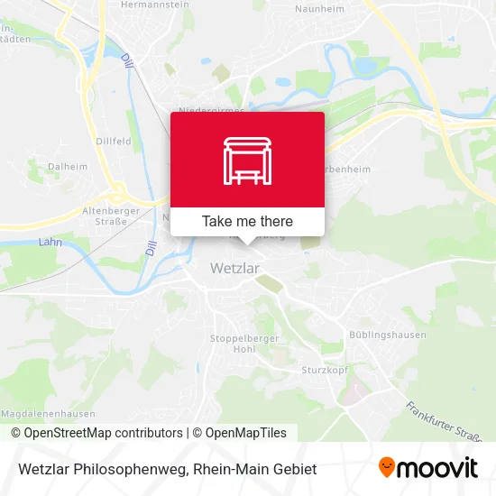 Карта Wetzlar Philosophenweg
