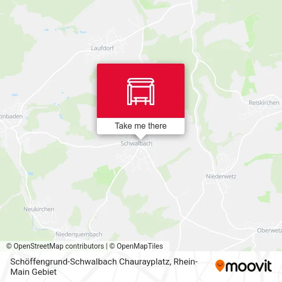 Карта Schöffengrund-Schwalbach Chaurayplatz