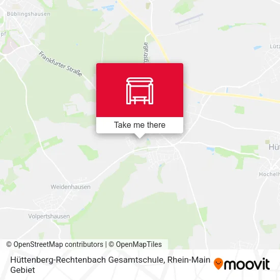 Карта Hüttenberg-Rechtenbach Gesamtschule