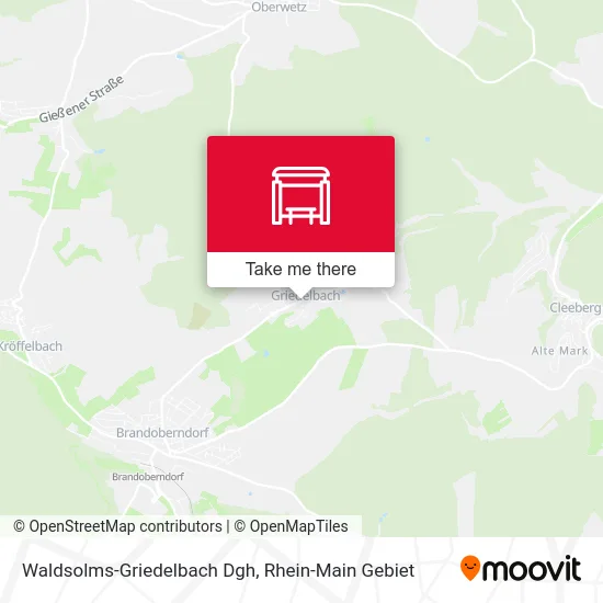 Карта Waldsolms-Griedelbach Dgh