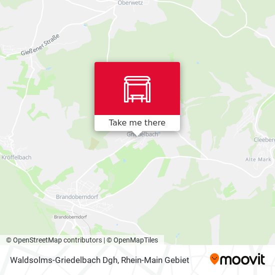 Карта Waldsolms-Griedelbach Dgh