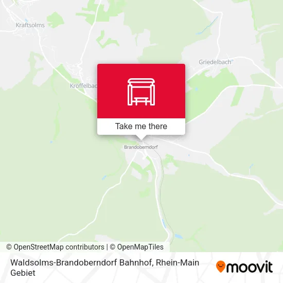 Карта Waldsolms-Brandoberndorf Bahnhof
